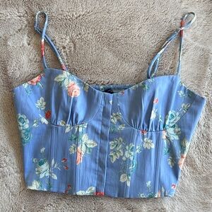 Zara crop top tank